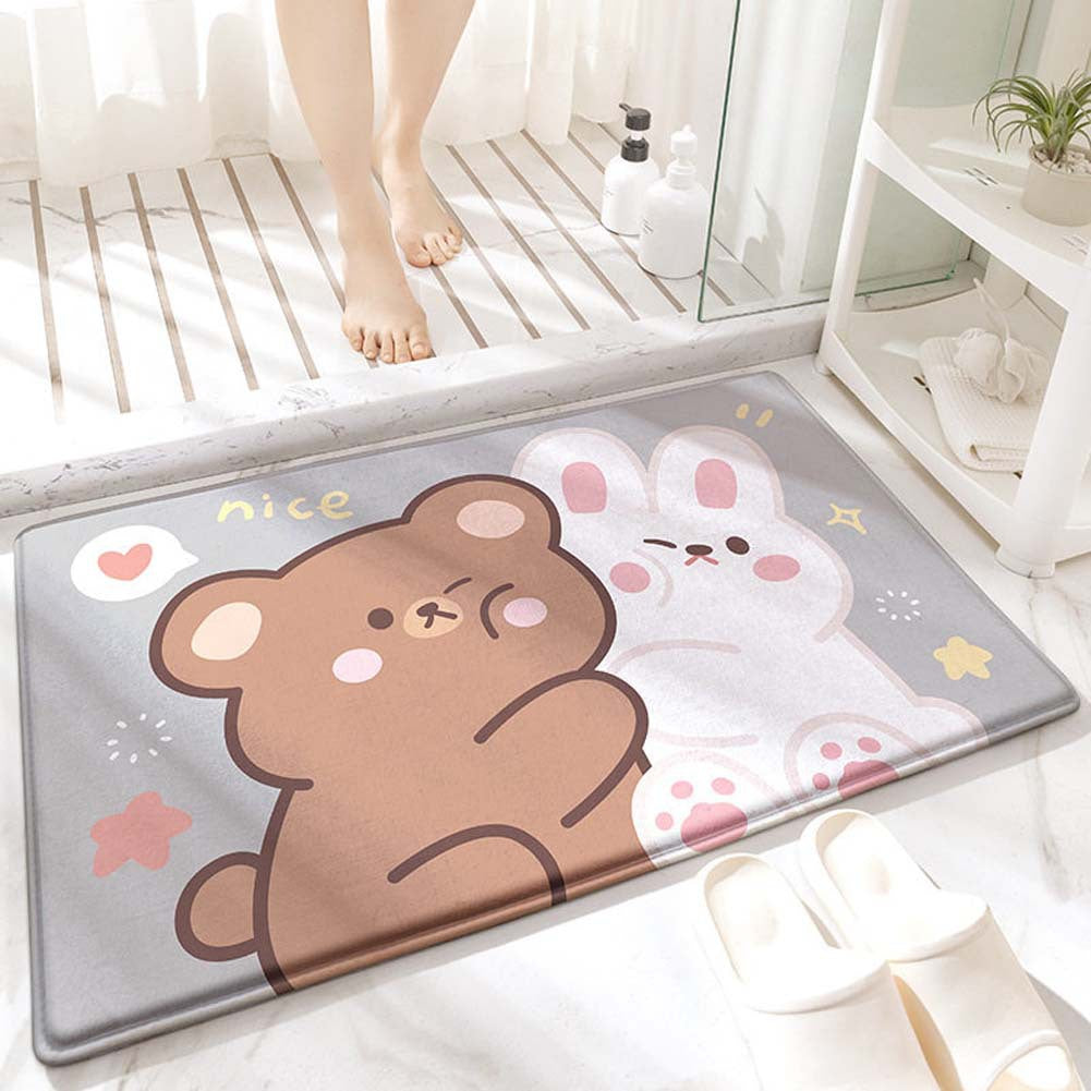 Verspieltes Tierdesign Badmatte