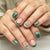 Festliche Glitzernde Press-On Nagelkunst Set Brehn