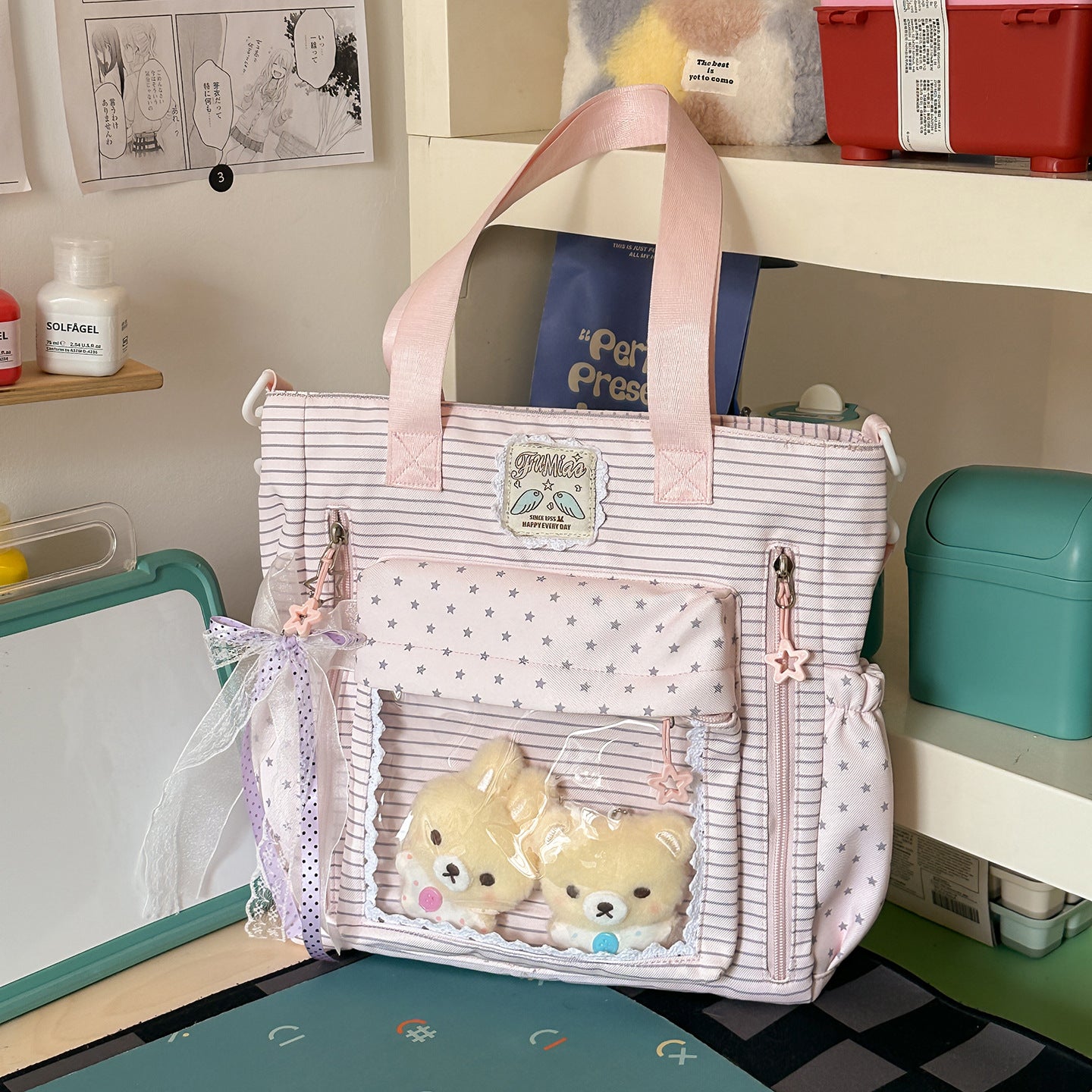 Funktionaler Mehrfachtaschen Spielzeuglager Schulrucksack Tasche