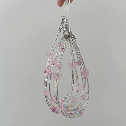 Dekorativer Schmetterlings Charm Brillenband Brehn