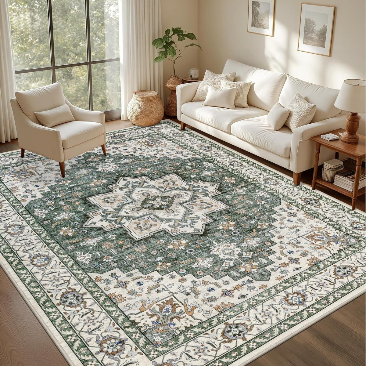 Eleganter Vintage-Teppich