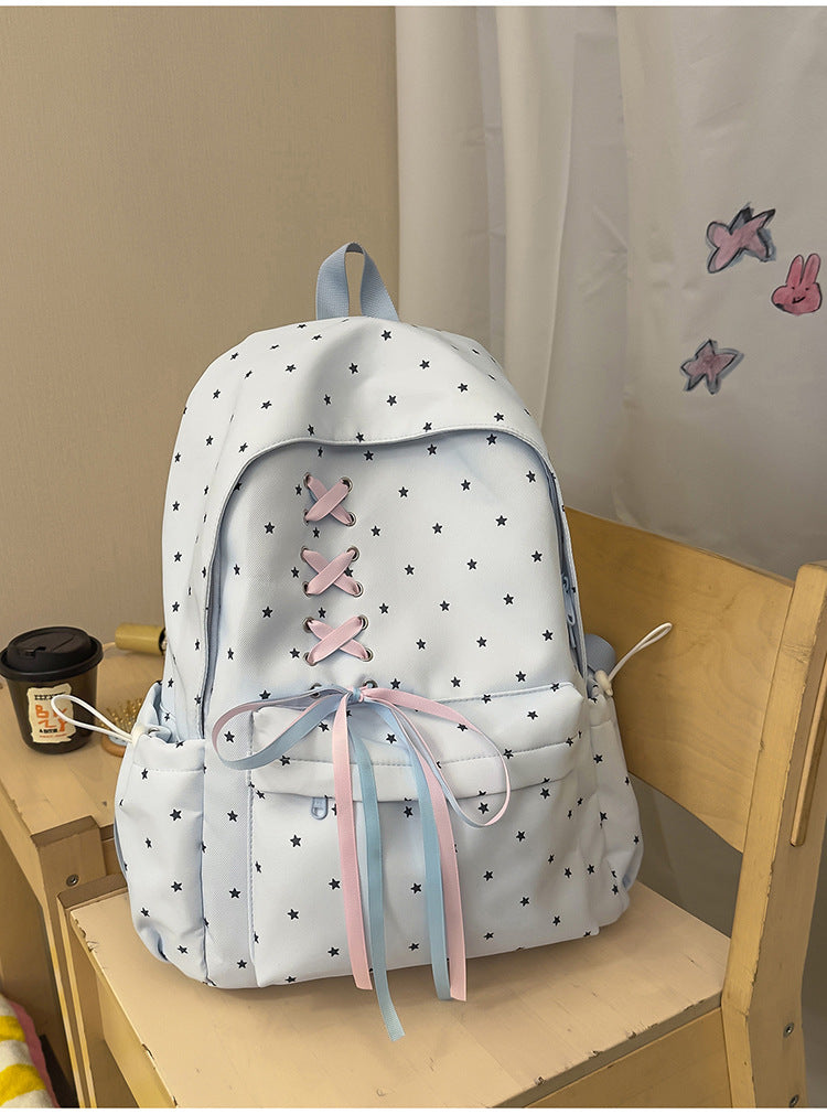 Sternenprint Dekorativer Schulrucksack Brehn