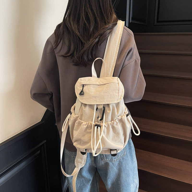 Freizeit-Rucksack mit Elastischem Kordelzug und Praktischen Seitentaschen Brehn