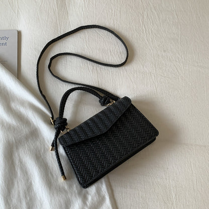 Handgewebte Crossbody Mini Tasche