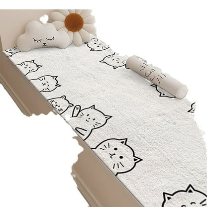 Süße Katzen-Design Plüsch Badmatte Brehn