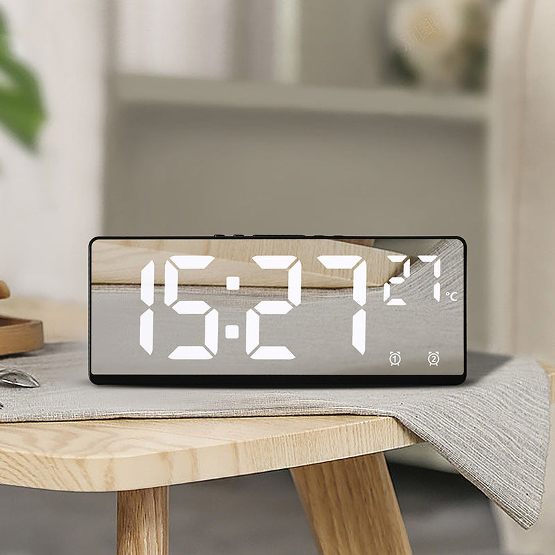 Digitaler Wecker mit Spiegel-Display und Temperaturfunktion Brehn