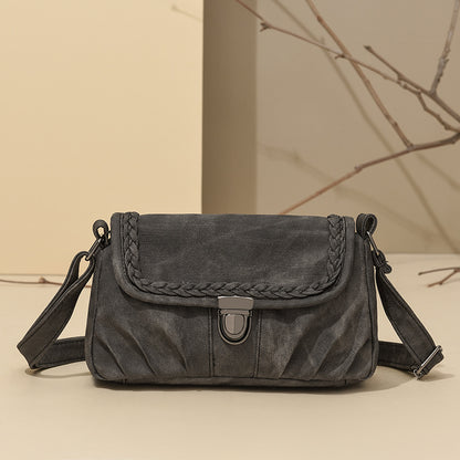 Stylische geflochtene Handtasche