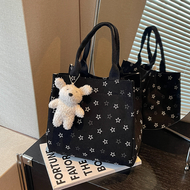 Lässige Sternmuster Mini Tote Bag