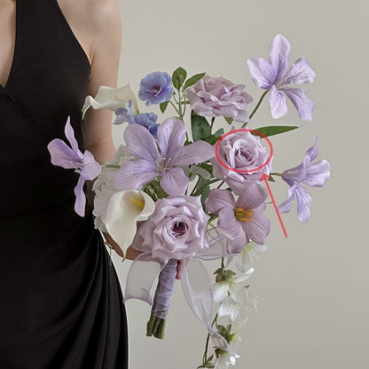 Elegante Braut Blumenstrauß