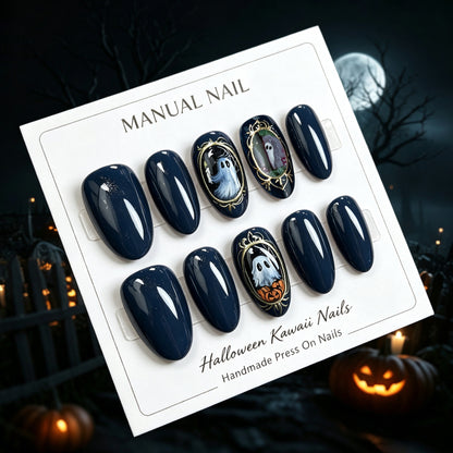 Halloween-Themen Press-On Nagelkunst Set
