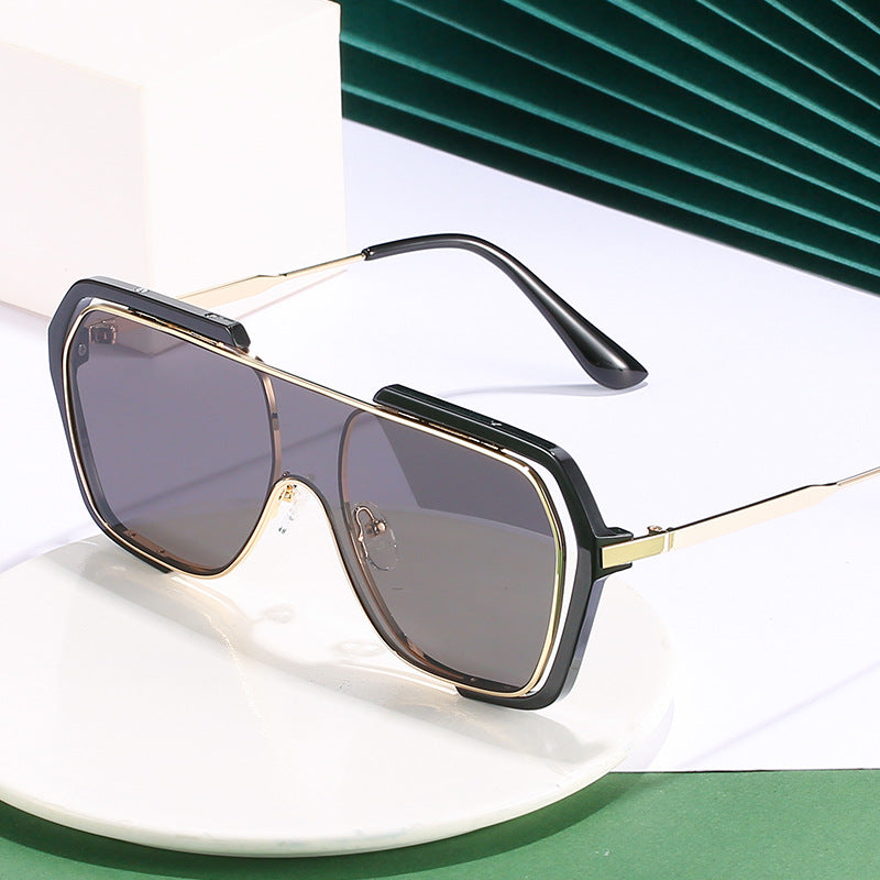 Statement Übergroße Winkelsonnenbrille Brehn