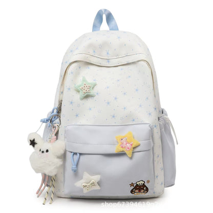 Stern-themed Plüsch-Rucksack Brehn