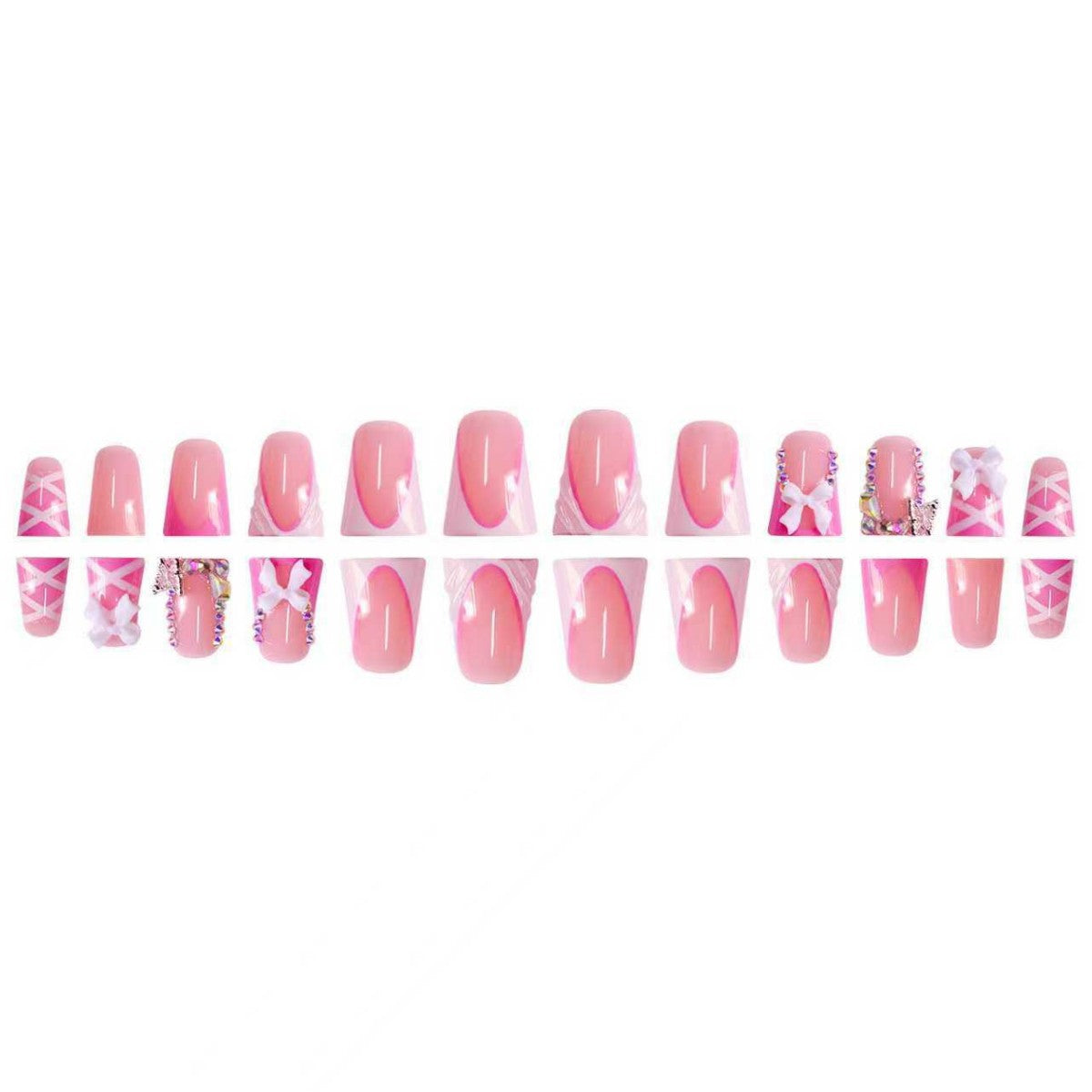 3D Floral Press-On Nail Extensions Brehn