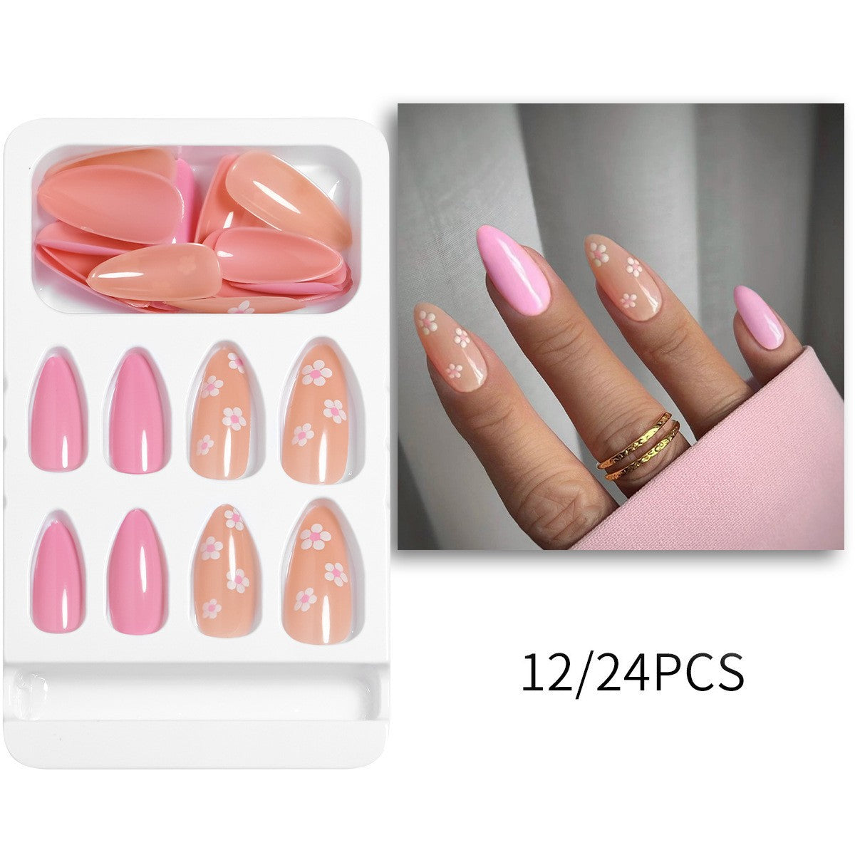 Kreatives Press-On Nageldesign Brehn