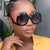 Damen oversized Sonnenbrille mit modischem Design Brehn