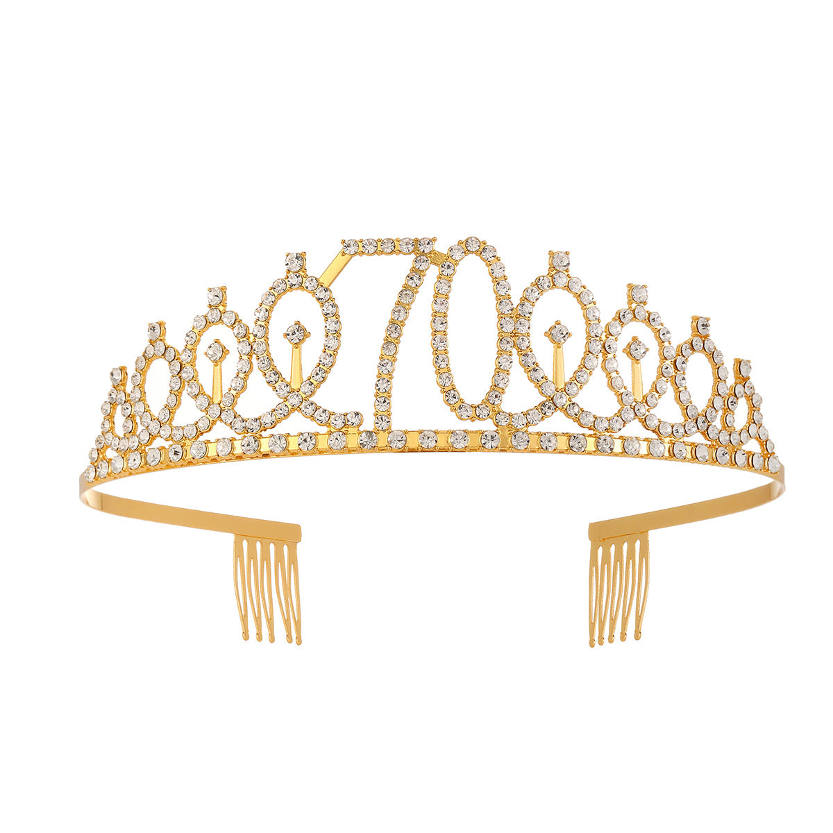 Damen Kristallverzierte Tiara mit elegantem Design Brehn