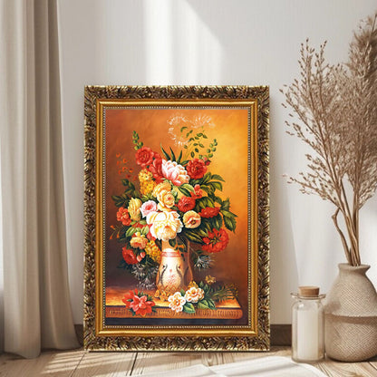 Vintage Blumen Kunstwerk