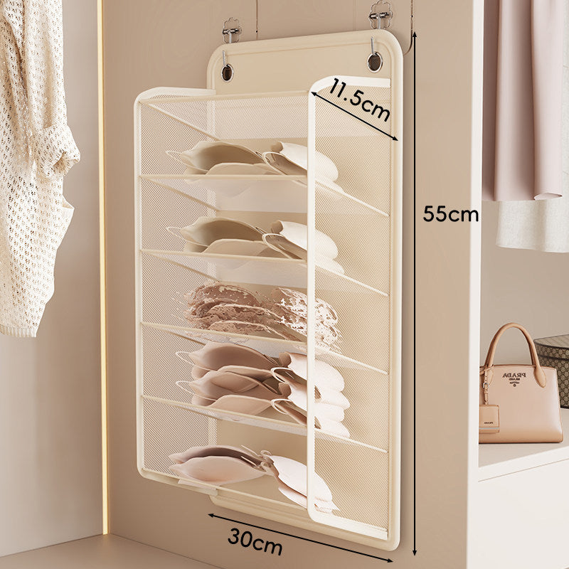 Hängender Mesh-Unterwäsche- und BH-Regal-Organizer
