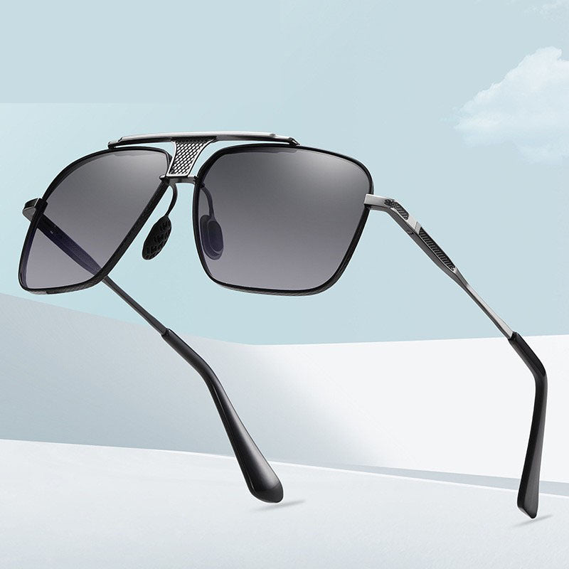 Damen Quadratische Sonnenbrille mit stilvollem Metallrahmen und hochwertigem UV-Schutz Brehn