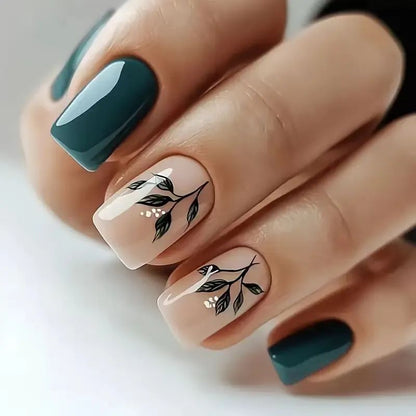 Elegantes Botanisches Nail Art Set Brehn