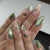 Botanische Florale Press-On Nagelspitzen Brehn