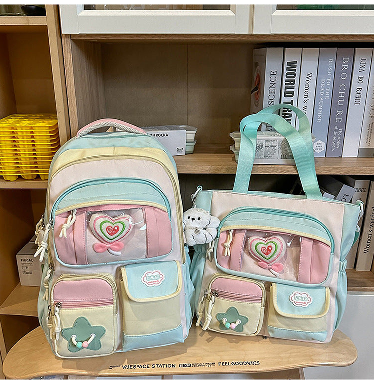 Charakterverziertes Multi-Compartment-Schulranzen