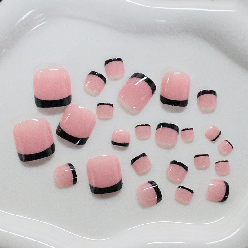 French Tip Nagelkunst Set Brehn