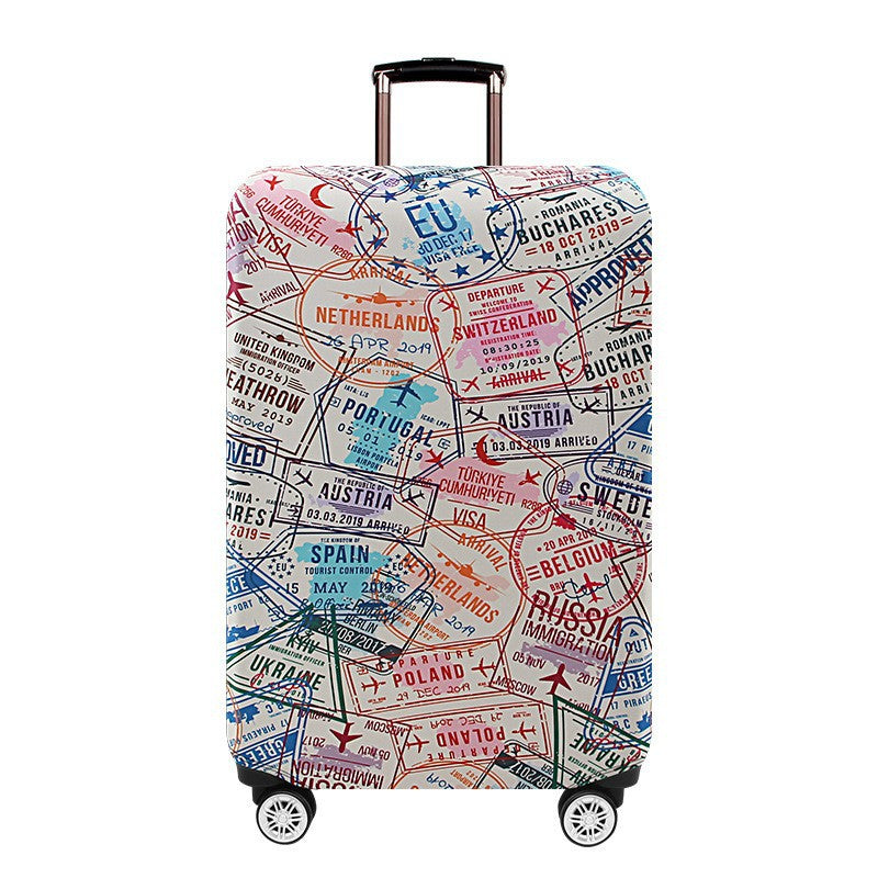 Unisex nan Hartschalen-Trolley mit auffälligem Marmorprint, Teleskopgriff und stoßfester Konstruktion Brehn