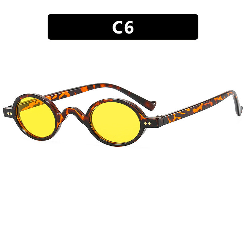 Damen runde Sonnenbrille mit markantem Design und hochwertigem Kunststoffrahmen Brehn