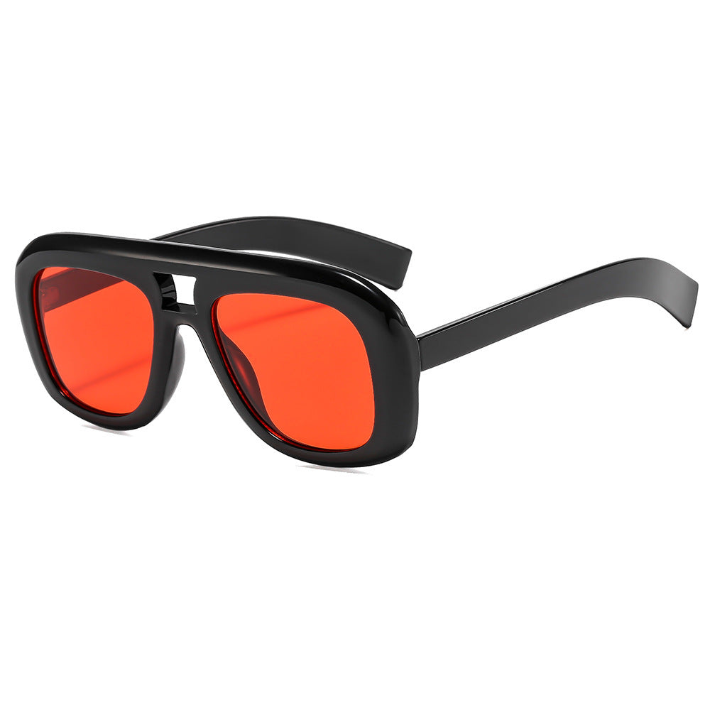Übergroße moderne rechteckige Sonnenbrille Brehn
