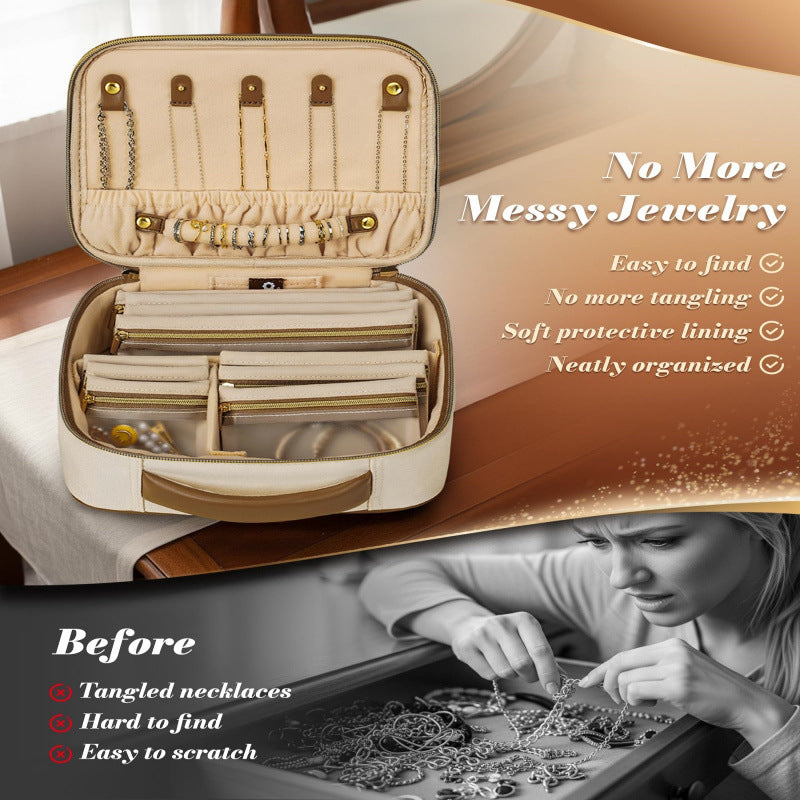 Elegante Schmuck-Organizer Tasche Brehn