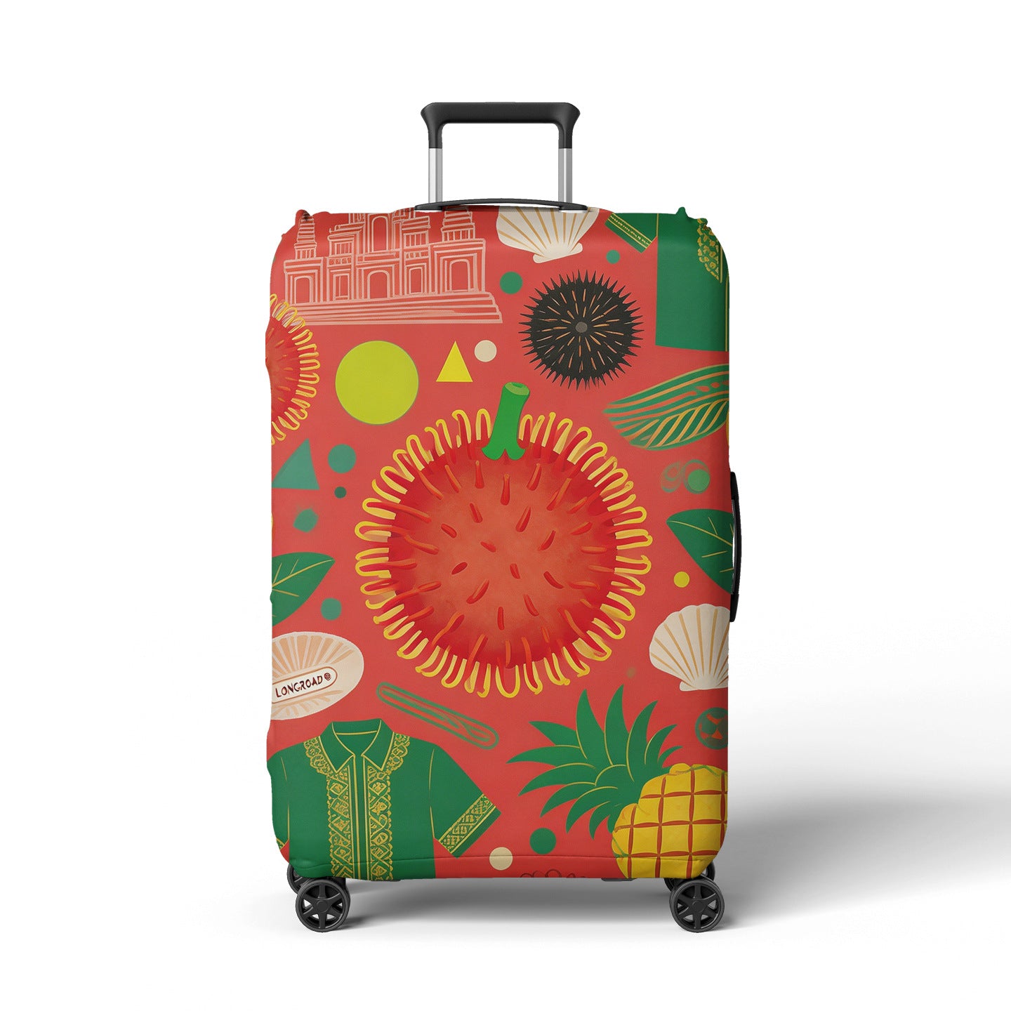 Damen Koffer-Hülle mit fröhlichem Obstdesign Brehn