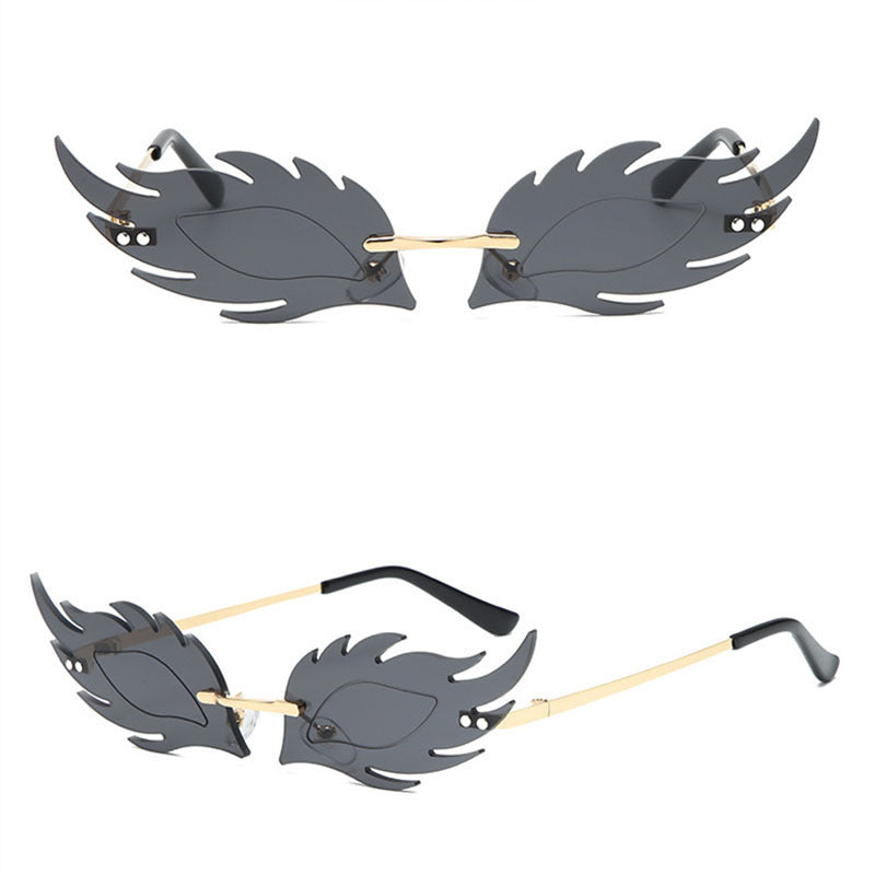 Fashion Statement Blatt Design Sonnenbrille Brehn