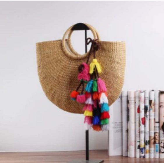 Damen Handgeflochtene Shoppingtasche Brehn