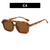 Damen modische Sonnenbrille im eleganten Rechteckformat Brehn
