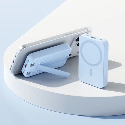 Tragbare Powerbank mit Magnetfunktion und Integriertem Standfuß Brehn