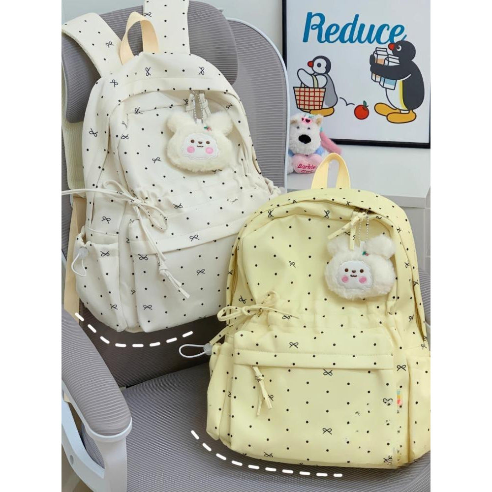 Stylische Polka Dot Freizeit Rucksack Brehn