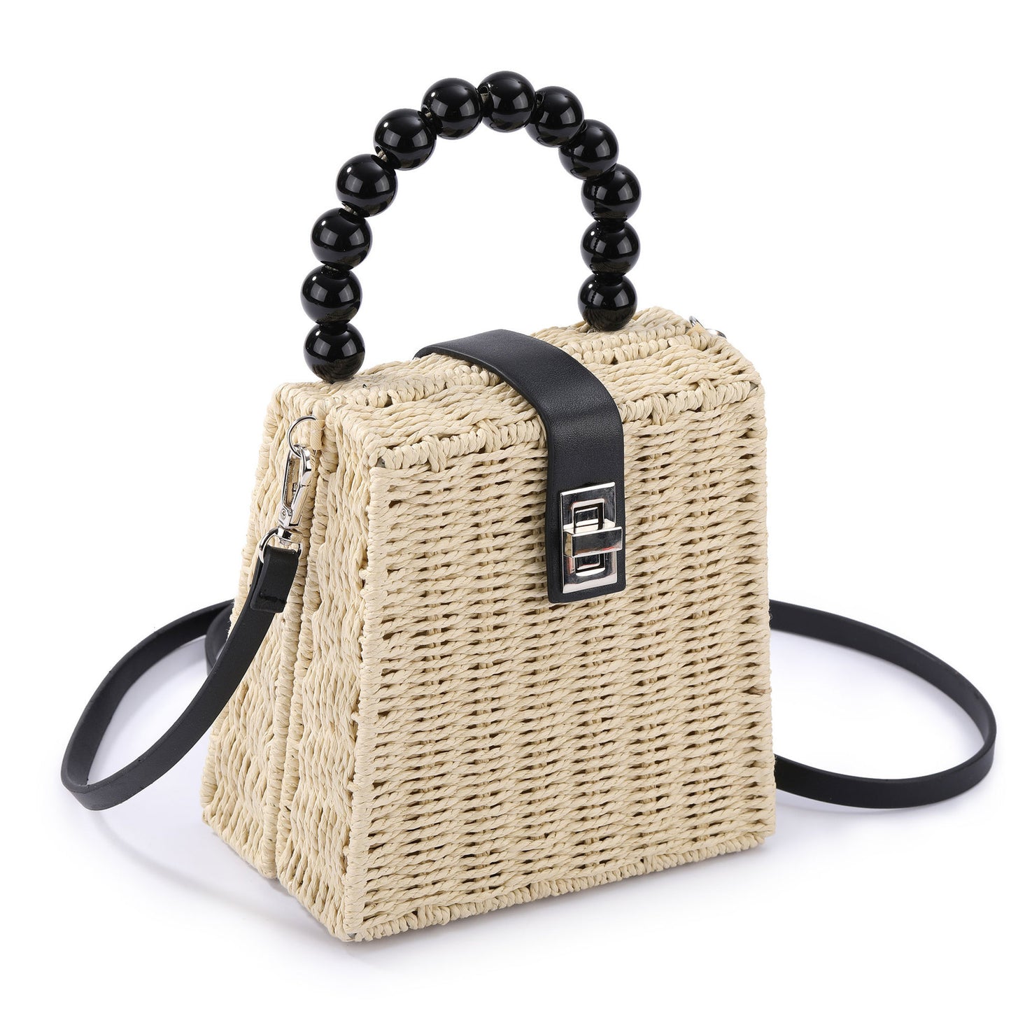 Damen Designer Korbtasche mit einzigartigem Griff Brehn