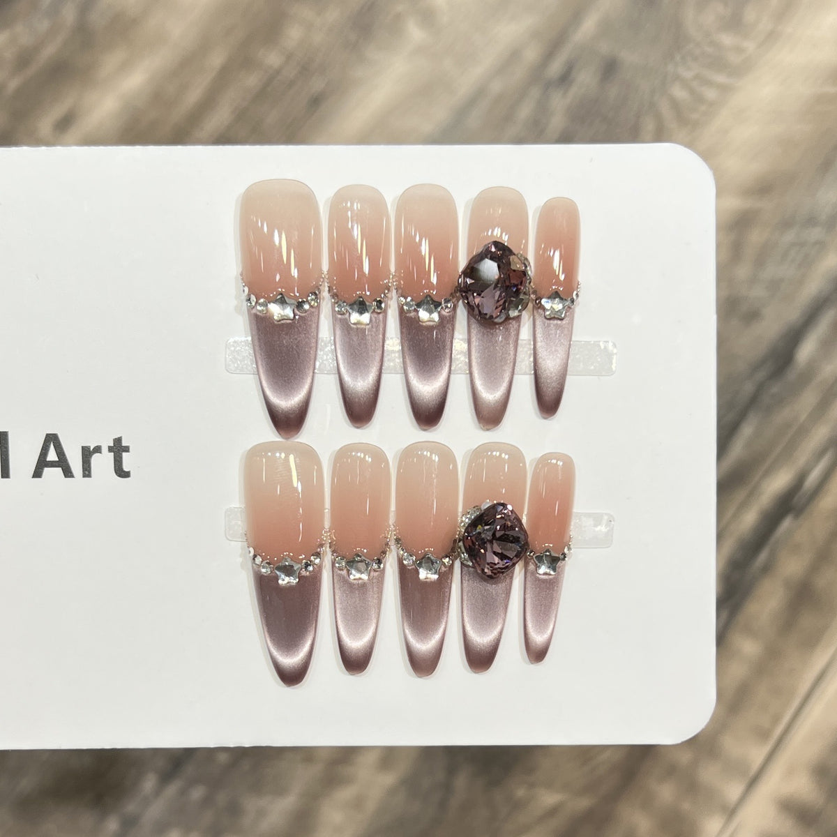 Dekorative Kristall-beschichtete Acryl-Nageltips Brehn