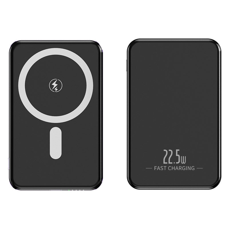 Tragbare Wireless Powerbank mit Integrierten Usb-Kabeln Brehn
