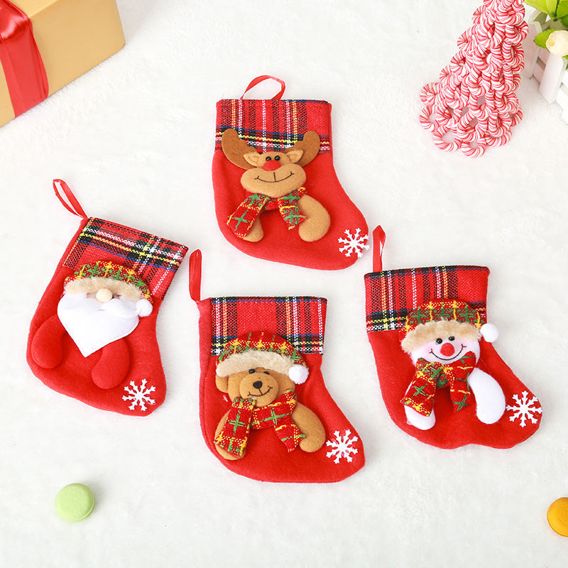 Niedlicher Weihnachtsstrumpf mit Rentier-Motiv Brehn