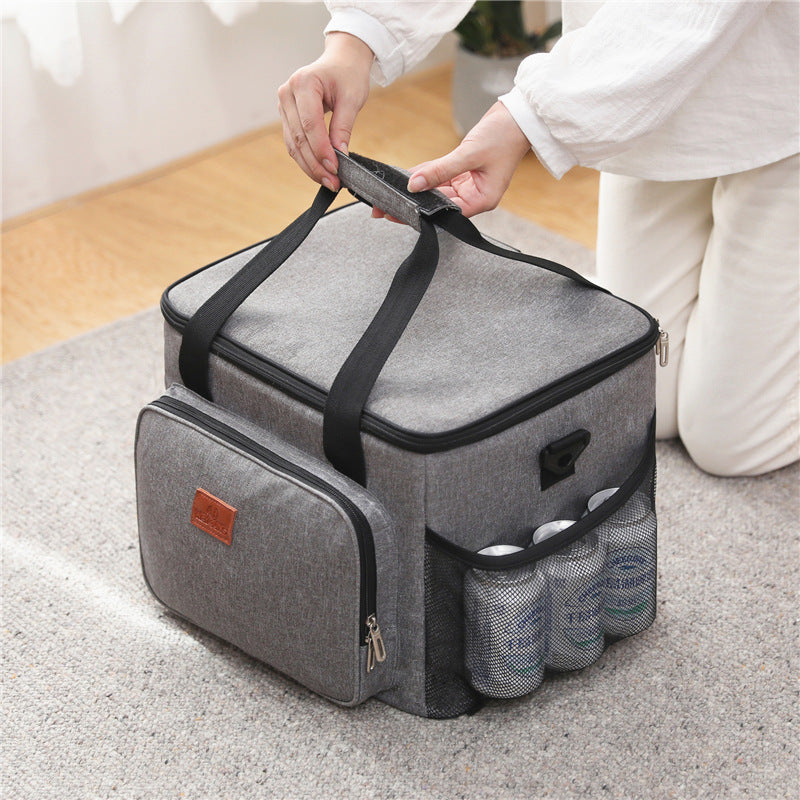 Damen Isolierte Kühltasche mit mehreren Fächern und robustem Design Brehn