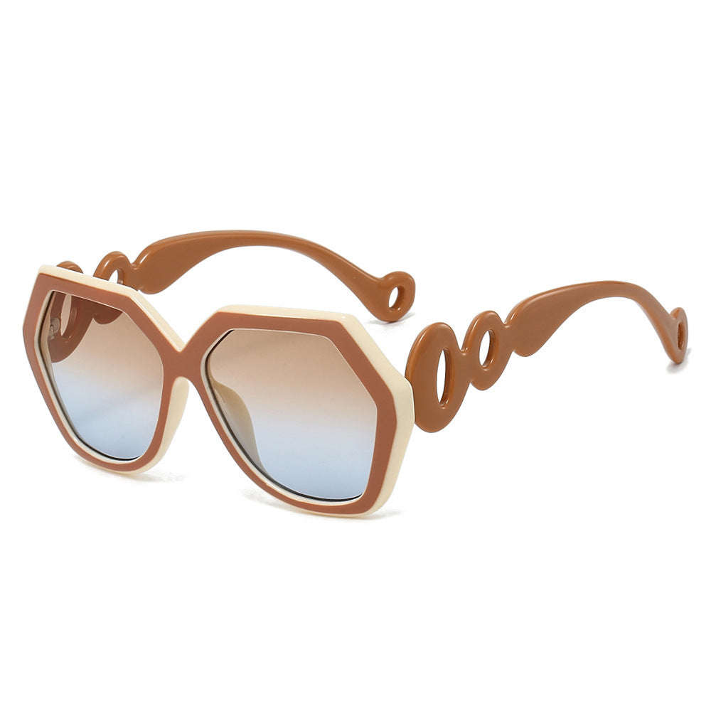 Künstlerische geometrische Sonnenbrille Brehn