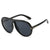 Oversized Modische Transparente Rosa Sonnenbrille Brehn