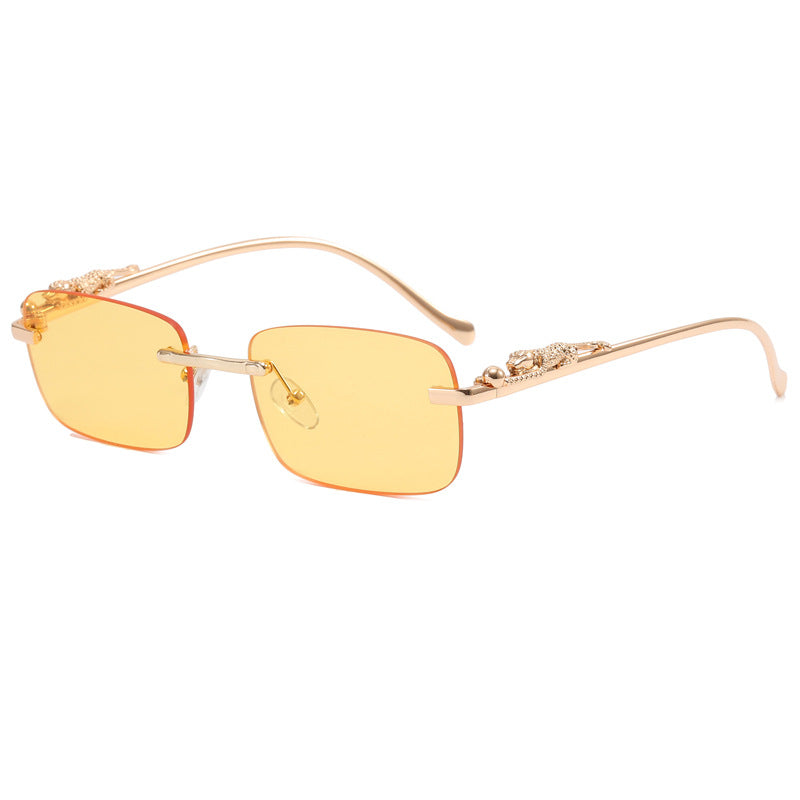 Damen Designer-Sonnenbrille mit feinem Metallrahmen und luxuriösen Details Brehn