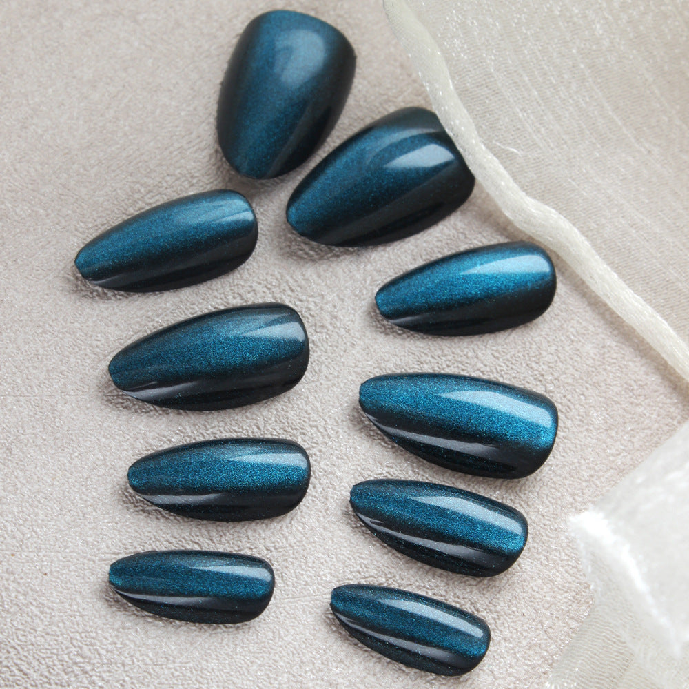 Premium Glänzende Stiletto Press-On Nägel Brehn