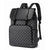 Moderner kariert Rucksack Brehn