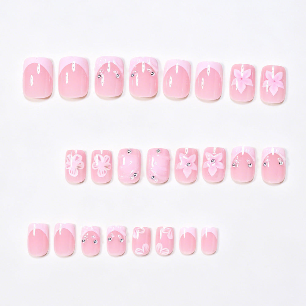 Dekoratives Florales Acryl-Nagelkunst Set Brehn