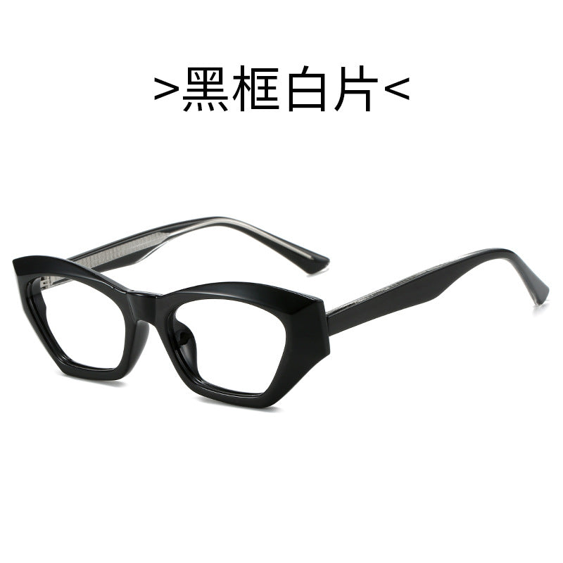 Damen Cat-Eye Sonnenbrille mit modernen transparenten Akzenten Brehn
