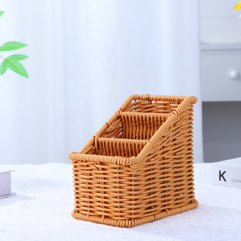 Multi-Compartment Geflochtener Organizer Korb Brehn